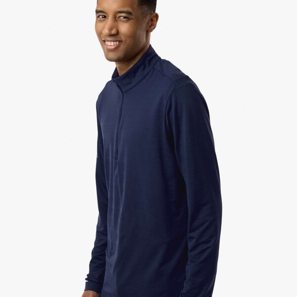 Men's Textured Stripe Quarter-Zip Pullover Thumbnail