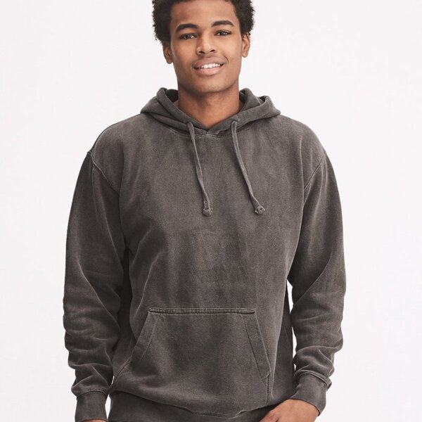 Unisex Garment-Dyed Hooded Sweatshirt Thumbnail